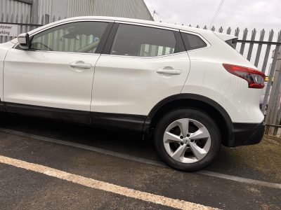 Nissan Qashqai rear door repair paint and blend