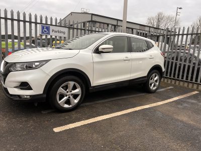 Nissan Qashqai rear door repair paint and blend